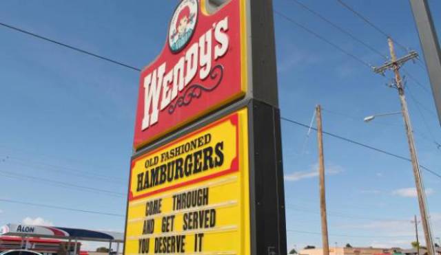 Wendy’s Are Really Good When It Comes To Sign Wars