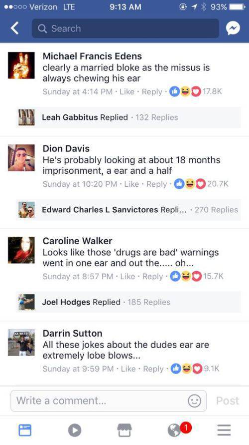 If Being Wanted By Police Wasn’t Enough For This Guy, He Got Roasted On Facebook In Addition To That