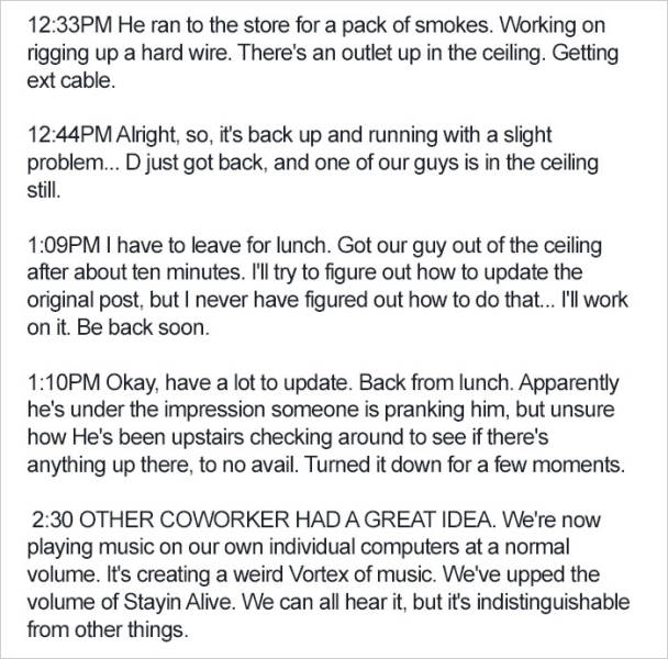 This Ingenious Prank May Have Created A Paranoiac Out Of His Coworker
