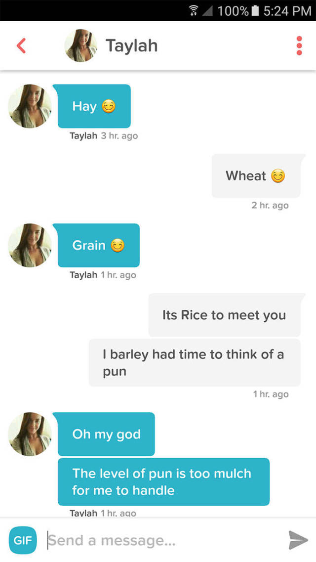 Tinder Is The Goldmine Of Worst Pickup Puns You Will Ever Sea Or Here