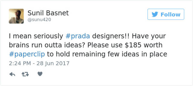 New Levels Of Wastefulness Are Reached By This $185 Prada Money Paperclip!