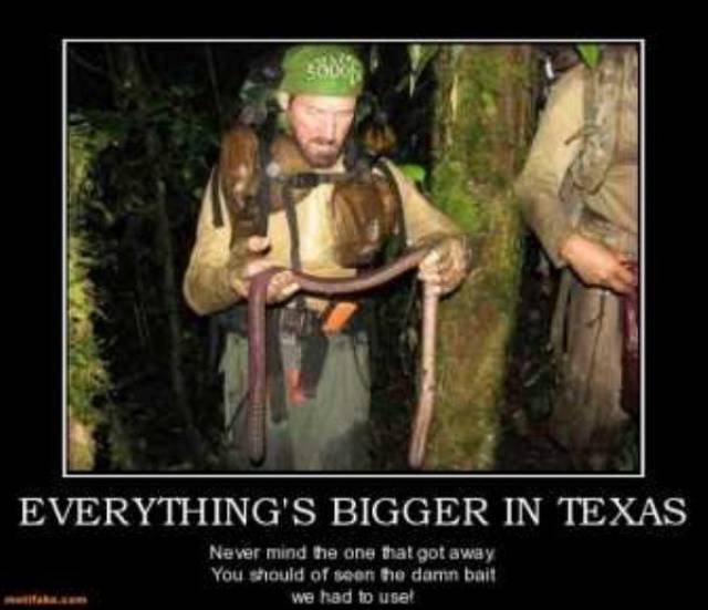 Texas Knows That Size Really Does Matter!