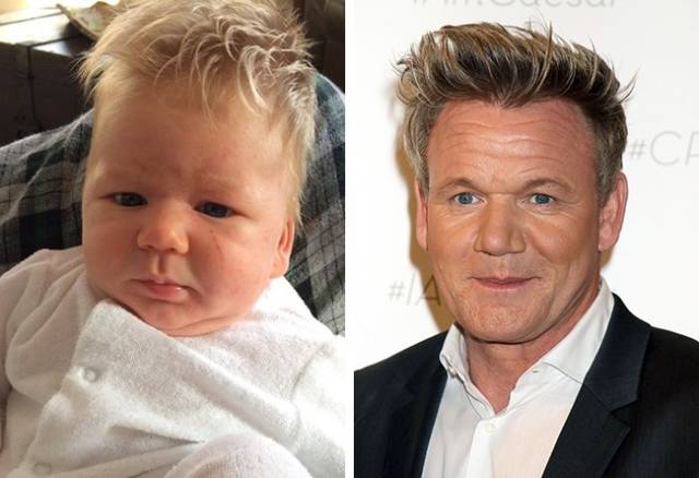 Some Babies Are The Perfect Copies Of Celebrities, Not Even Being Related To Them!