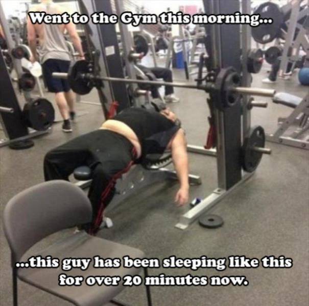 Gym Is Not For The Weak!