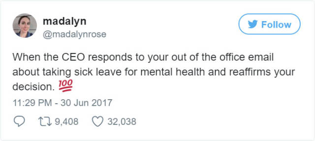 When His Employee Asked For A Mental Health Day Off, This Boss Totally Nailed The Response!