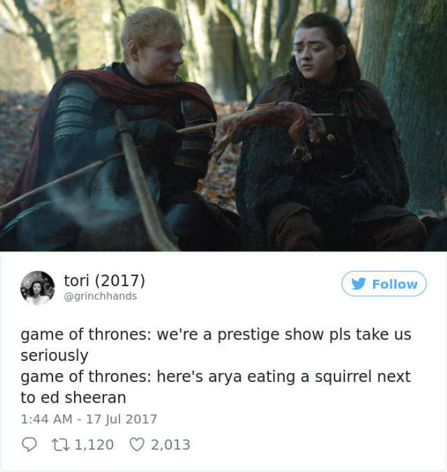 Ed Sheeran Has Invaded “Game Of Thrones” And The Internet Just Can’t Handle It