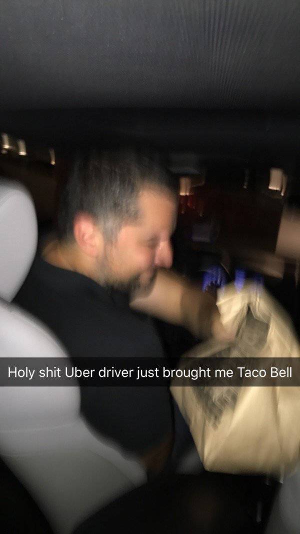 This Drunk Guy Has Found The Perfect Uber Driver!