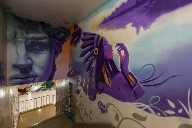 This French School Got Renovated By Graffiti Artists Far Better Than Any Renovator Would Have Done