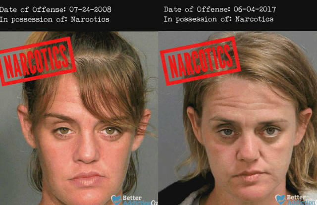 These Horrifying Mugshots Show The Real Effect Of Hard Drugs On Human Body