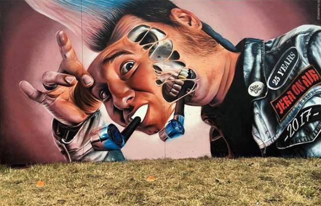 Some Street Artists Specialize In Creation Of Masterpieces