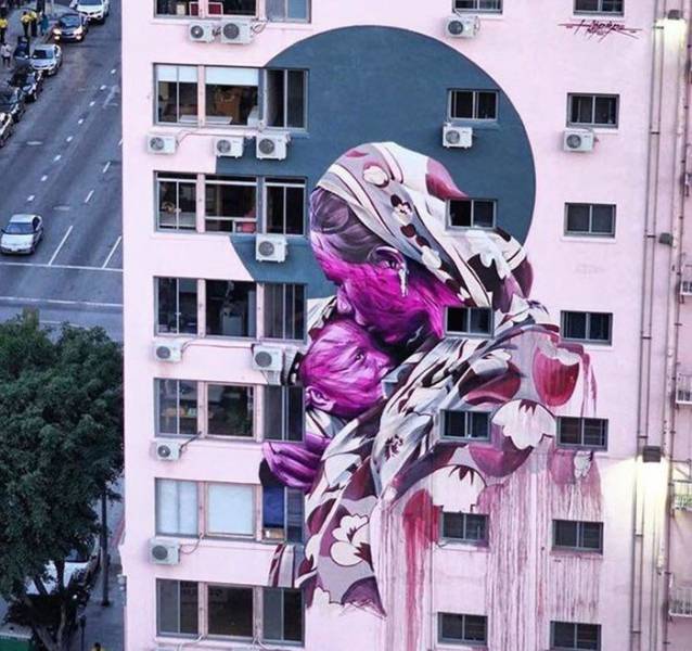 Some Street Artists Specialize In Creation Of Masterpieces