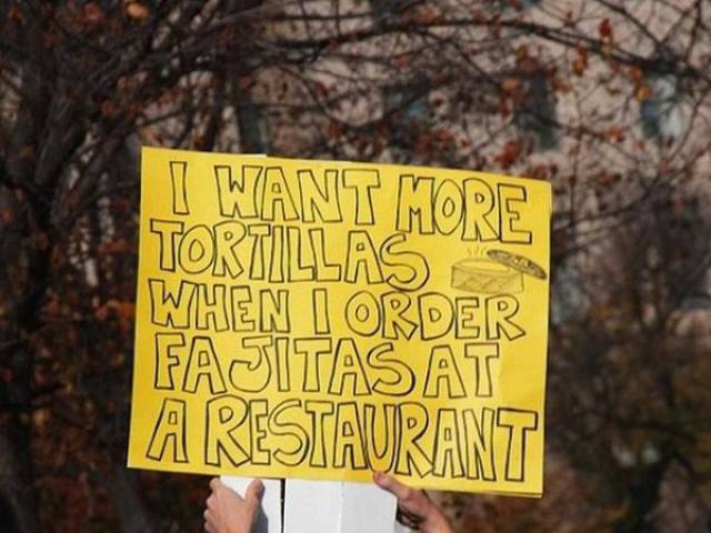 Sometimes, People Protest Just For The Sake Of Protesting…