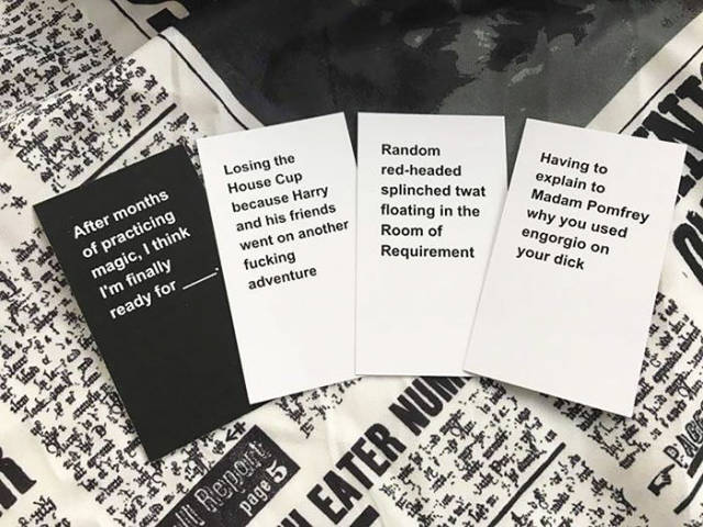 “Cards Against Humanity” Is Now In Harry Potter Edition For Every Muggle Out There!