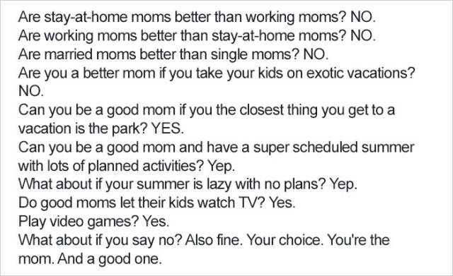This Mom Has Perfectly Reminded Everyone To Mind Their Own Business When It Comes To Raising Children
