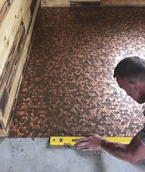 This Barbershop Took “Do It Yourself” To The Next Level When It Was Too Expensive To Make A New Floor
