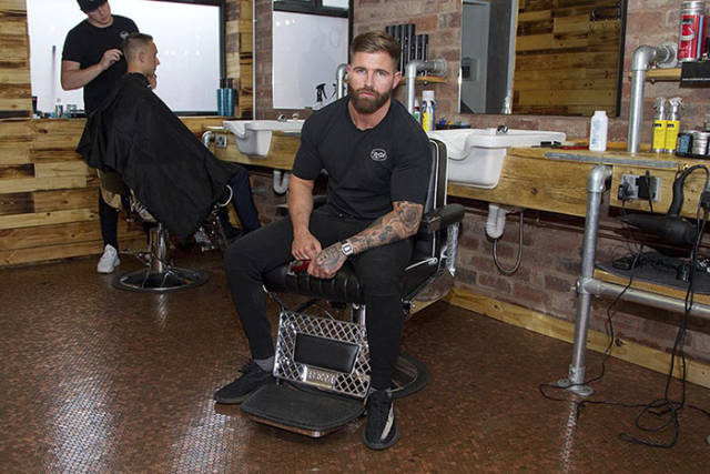 This Barbershop Took “Do It Yourself” To The Next Level When It Was Too Expensive To Make A New Floor