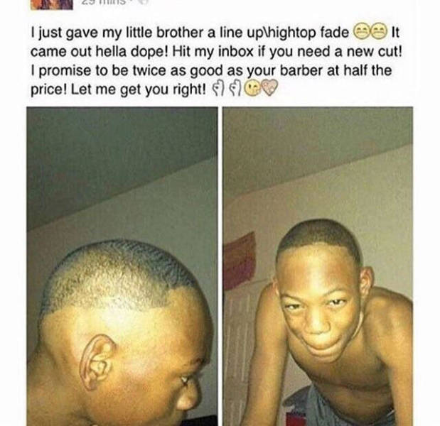 ALWAYS Make Sure Your Barber Is Good!