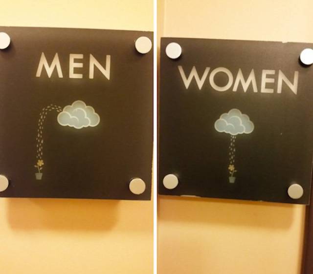 Bathroom Signs Is The Place Where All The Creativity Is Needed