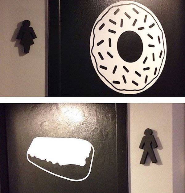 Bathroom Signs Is The Place Where All The Creativity Is Needed