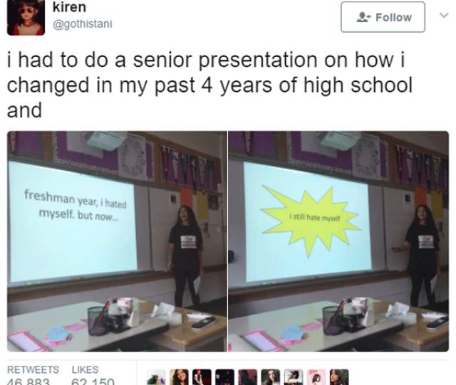 Class Presentations Always Get Awkward At One Point Or Another