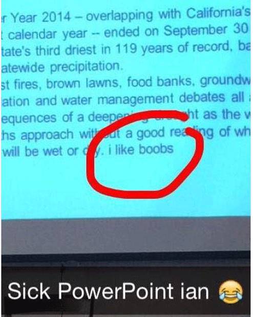 Class Presentations Always Get Awkward At One Point Or Another