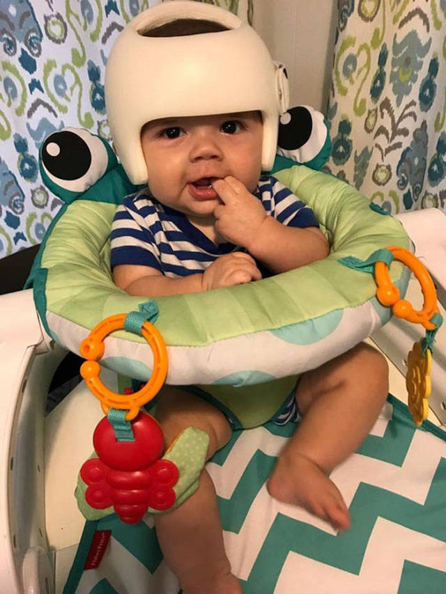 This Baby In Helmet Was The Reason His Family Went Viral On Twitter
