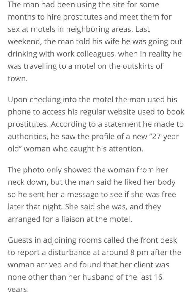 A Man From Texas Decides To Cheat On His Wife With A Prostitute In A Motel, With A Sudden Reveal