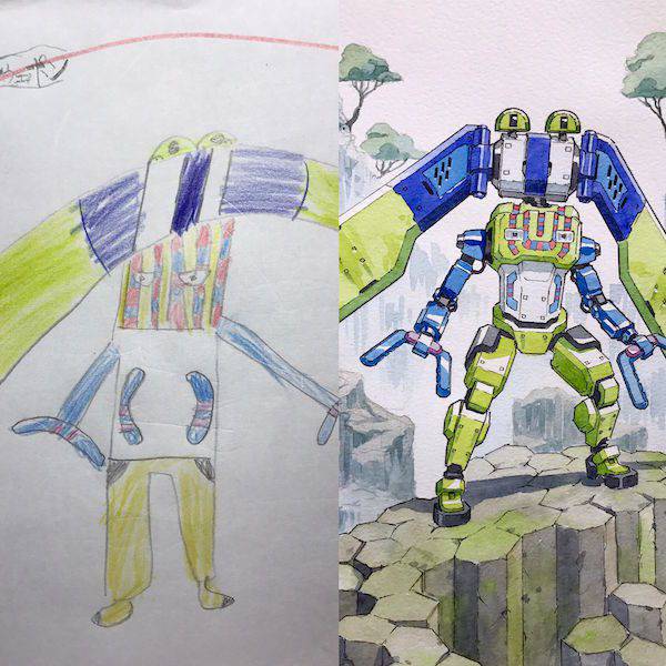 Kids Drawings Turned Into Spectacular Anime Characters