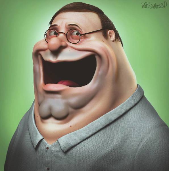 Horrifying Portraits Of Your Favourite Characters