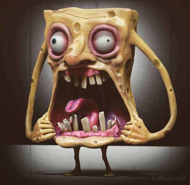 Horrifying Portraits Of Your Favourite Characters