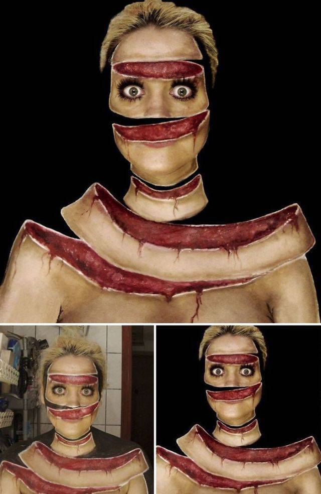 Creepy And Artistic Facial Illusions