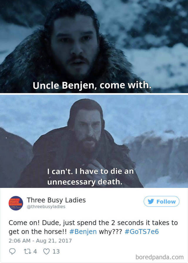 “Game Of Thrones” Just Can’t Stop Generating Funny Twitter Reactions With Its 6th Episode