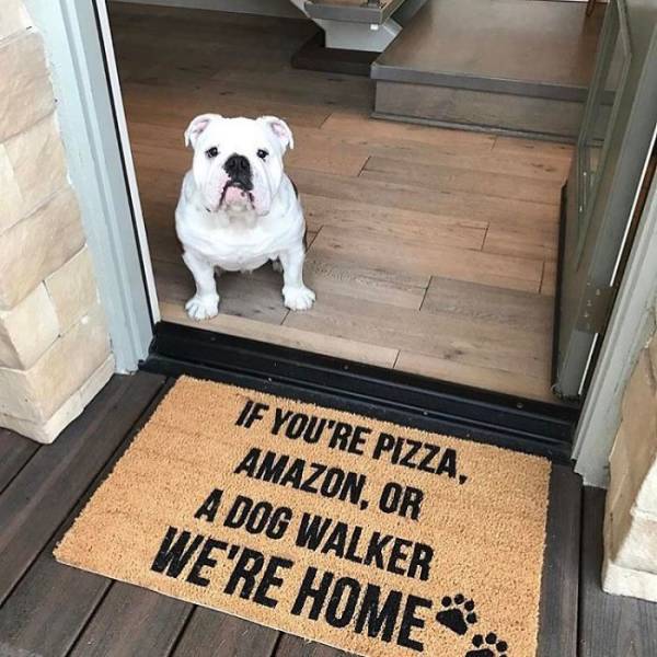 Come On, Be Creative With Your Doormat!