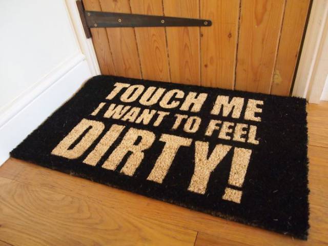 Come On, Be Creative With Your Doormat!