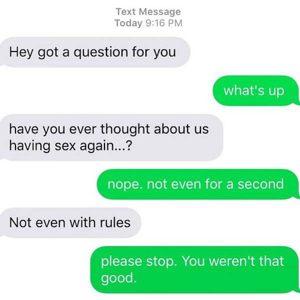 Don’t Text Your Ex. Just Don’t