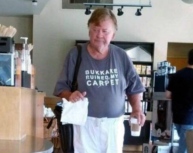 Elder People Don’t Care What They Wear…
