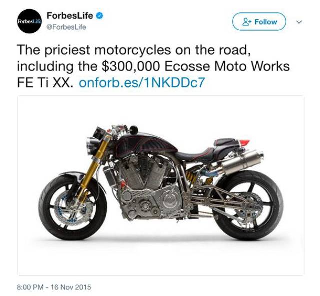 Motorcycles Can Be Quite Expensive!