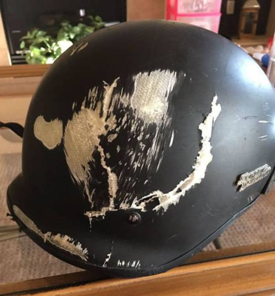 This Is Why Helmets Are So Important On The Road!