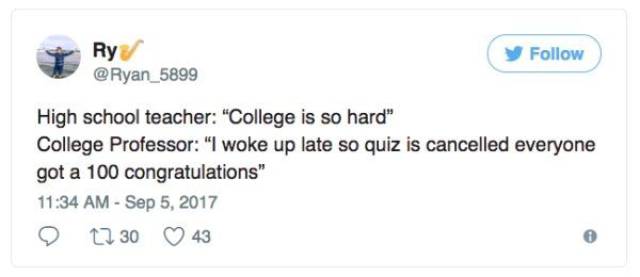 High School Is Nothing Like College