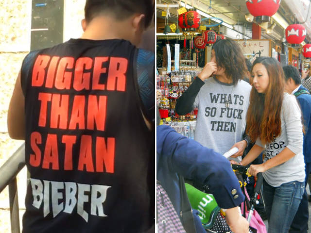 Asians Don’t Even Suspect That Anything Could Be Wrong With Their Clothes…
