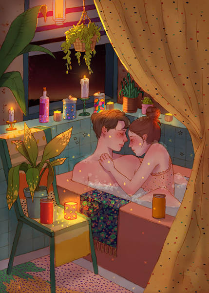 This Korean Illustrator Manages To Capture The Very Essence Of Romance!