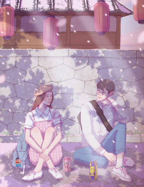 This Korean Illustrator Manages To Capture The Very Essence Of Romance!