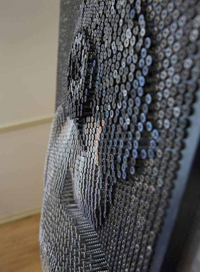 These Pieces Of Art Are Made Entirely From Screws!