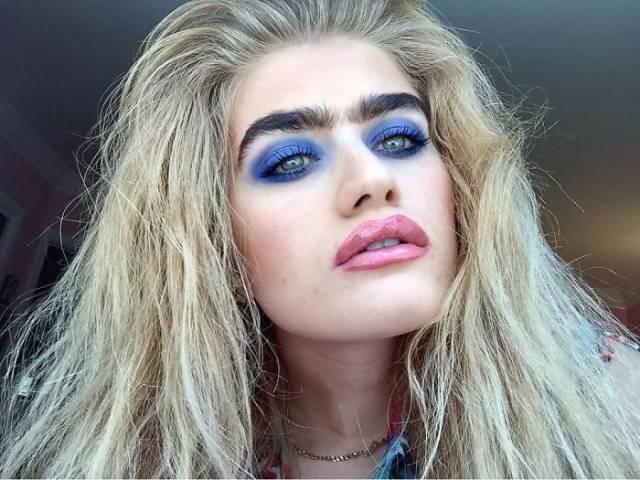 This Model Disagrees That Humans Have To Have Two Eyebrows…