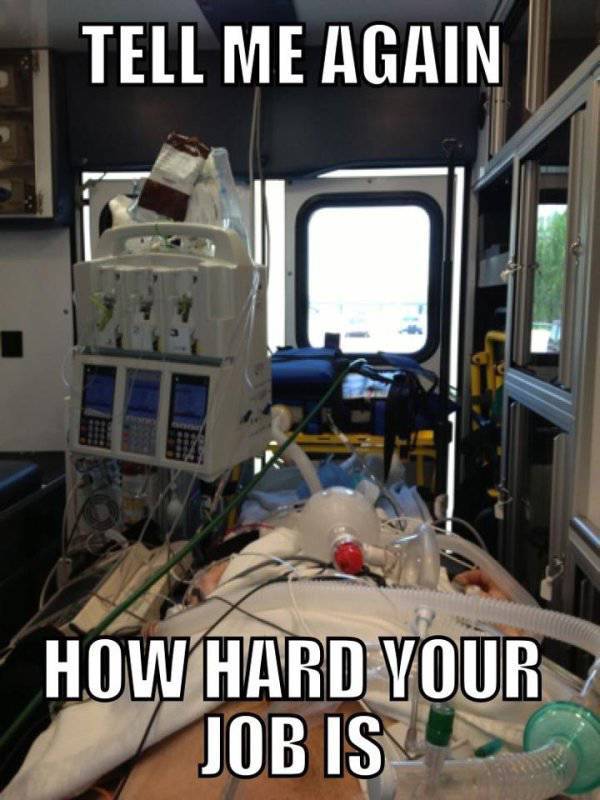The Only Funny Thing In Life Of Paramedics Is Memes
