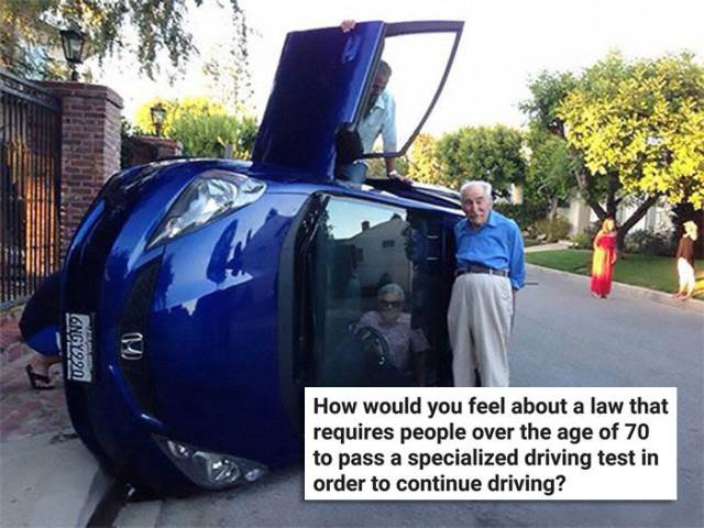 The Internet’s Response To A Question If Elder People Need Retesting Before Driving