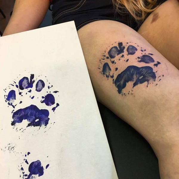 The Most Brilliant Way To Immortalize Your Dog Is To Get A Tattoo With Its Paw