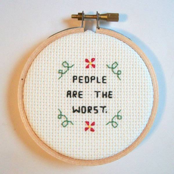 Cross Stitches Can Be Pretty Badass Too
