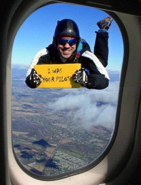 Airplane Humor Is Always High Above Everything Else