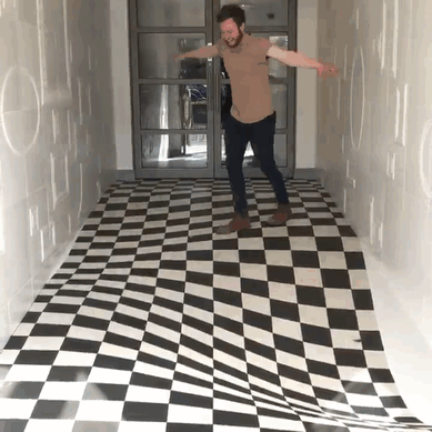 This Tile Company Has Created A Perfect Advertisement For Themselves Simply By Designing Their Own Hallway With An Illusion